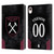 Custom Customised Personalised West Ham United FC 2024/25 Kit Away Leather Book Wallet Case Cover For Apple iPad mini (2021/2024)