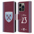 West Ham United FC 2024/25 Players Home Kit Alphonse Areola Leather Book Wallet Case Cover For Apple iPhone 14 Pro