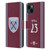 West Ham United FC 2024/25 Players Home Kit Alphonse Areola Leather Book Wallet Case Cover For Apple iPhone 15 West Ham United FC 2024/25 Players Home Kit Alphonse Areola Leather Book Wallet Case Cover For Apple iPhone 15