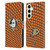 NHL Anaheim Ducks Net Pattern Leather Book Wallet Case Cover For Samsung Galaxy S25+