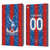 Custom Customised Personalised Crystal Palace Football Club 2024/25 Kit Home Leather Book Wallet Case Cover For Apple iPad 10.2 2019/2020/2021