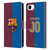Custom Customised Personalised FC Barcelona 2024/25 Kit Home Leather Book Wallet Case Cover For Apple iPhone 16e