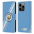 Manchester City Man City FC 2025/26 Badge Kit Home Leather Book Wallet Case Cover For Apple iPhone 14 Pro