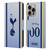 Custom Customised Personalised Tottenham Hotspur F.C. 2024/25 Badge Kit Away Leather Book Wallet Case Cover For Apple iPhone 16 Pro