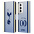 Custom Customised Personalised Tottenham Hotspur F.C. 2024/25 Badge Kit Away Leather Book Wallet Case Cover For OPPO Reno12 Pro 5G