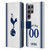 Custom Customised Personalised Tottenham Hotspur F.C. 2024/25 Badge Kit Home Leather Book Wallet Case Cover For Samsung Galaxy S24 Ultra 5G