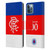 Custom Customised Personalised Rangers FC 2025/26 Kit Away Leather Book Wallet Case Cover For Apple iPhone 12 / iPhone 12 Pro