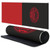 AC Milan Crest Logo Red & Black Gaming Office Desk PC Keyboard Mouse Mat Pad 37.4 x 15.75 x 0.16 inches (900 x 400 mm) - XL