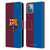 FC Barcelona 2024/25 Crest Kit Home Leather Book Wallet Case Cover For Apple iPhone 13