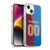 Custom Customised Personalised FC Barcelona 2024/25 Kit Home Soft Gel Case for Apple iPhone 14 Plus & MagSafe