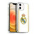 Real Madrid CF Badge White Soft Gel Case for Apple iPhone 12 / iPhone 12 Pro & MagSafe
