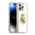 Real Madrid CF Badge White Soft Gel Case for Apple iPhone 13 Pro Max & MagSafe