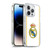 Real Madrid CF Badge White Soft Gel Case for Apple iPhone 14 Pro & MagSafe
