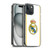 Real Madrid CF Badge White Soft Gel Case for Apple iPhone 15 & MagSafe