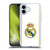 Real Madrid CF Badge White Soft Gel Case for Apple iPhone 16 Plus & MagSafe