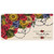 Frida Kahlo Mix Art Vine Gaming Office Desk PC Keyboard Mouse Mat Pad 23.62 x 11.81 x 0.12 inches (600 x 300 mm) - L