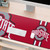 Ohio State University Graphics Stripes Gaming Office Desk PC Keyboard Mouse Mat Pad 37.4 x 15.75 x 0.16 inches (900 x 400 mm) - XL