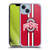 Ohio State University Logo Stripes Soft Gel Case for Apple iPhone 14 & MagSafe