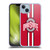 Ohio State University Logo Stripes Soft Gel Case for Apple iPhone 14 Plus & MagSafe