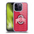 Ohio State University Logo Outline Buckeyes Soft Gel Case for Apple iPhone 14 Pro & MagSafe