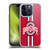 Ohio State University Logo Stripes Soft Gel Case for Apple iPhone 14 Pro & MagSafe