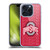 Ohio State University Logo Outline Buckeyes Soft Gel Case for Apple iPhone 15 Pro & MagSafe