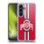 Ohio State University Logo Stripes Soft Gel Case for Samsung Galaxy S24+ 5G