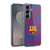 FC Barcelona Crest Patterns Glitch Soft Gel Case for Samsung Galaxy S25 & MagSafe
