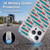 Peanuts Snoopy Boardwalk Airbrush I Love Pattern Soft Gel Case for Apple iPhone 15 Pro Max & MagSafe