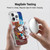 Peanuts Snoopy Space Cowboy Nebula Ranger Soft Gel Case for Apple iPhone 16 Pro Max & MagSafe