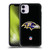 NFL Baltimore Ravens Logo Plain Soft Gel Case for Apple iPhone 11