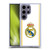 Real Madrid CF Badge White Soft Gel Case for Samsung Galaxy S25 Ultra