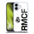 Real Madrid CF Legend RMCF Soft Gel Case for Apple iPhone 16
