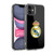 Real Madrid CF Origin Plain Logo Black Soft Gel Case for Apple iPhone 11
