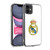 Real Madrid CF Origin Plain Logo White Soft Gel Case for Apple iPhone 11