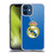 Real Madrid CF Origin Plain Logo Blue Soft Gel Case for Apple iPhone 12 Mini