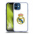 Real Madrid CF Origin Plain Logo White Soft Gel Case for Apple iPhone 12 Mini