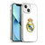 Real Madrid CF Origin Plain Logo White Soft Gel Case for Apple iPhone 13