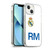 Real Madrid CF Origin RM Logo Soft Gel Case for Apple iPhone 13