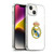 Real Madrid CF Origin Plain Logo White Soft Gel Case for Apple iPhone 14