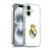 Real Madrid CF Origin Plain Logo White Soft Gel Case for Apple iPhone 16 & MagSafe