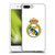 Real Madrid CF Origin Plain Logo White Soft Gel Case for Apple iPhone 7 Plus / iPhone 8 Plus