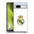 Real Madrid CF Origin Plain Logo White Soft Gel Case for Google Pixel 7a
