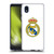 Real Madrid CF Origin Plain Logo White Soft Gel Case for Samsung Galaxy A01 Core (2020)
