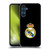 Real Madrid CF Origin Plain Logo Black Soft Gel Case for Samsung Galaxy A15