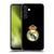 Real Madrid CF Origin Plain Logo Black Soft Gel Case for Samsung Galaxy A25 5G