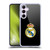 Real Madrid CF Origin Plain Logo Black Soft Gel Case for Samsung Galaxy A35 5G