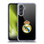 Real Madrid CF Origin Plain Logo Black Soft Gel Case for Samsung Galaxy A54 5G