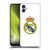 Real Madrid CF Origin Plain Logo White Soft Gel Case for Samsung Galaxy M04 5G / A04e