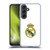 Real Madrid CF Origin Plain Logo White Soft Gel Case for Samsung Galaxy S24 FE